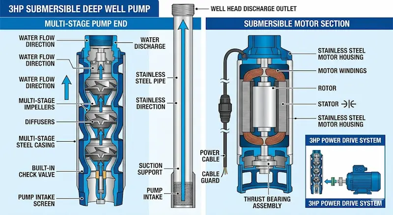 Thông số kỹ thuật của máy bơm
