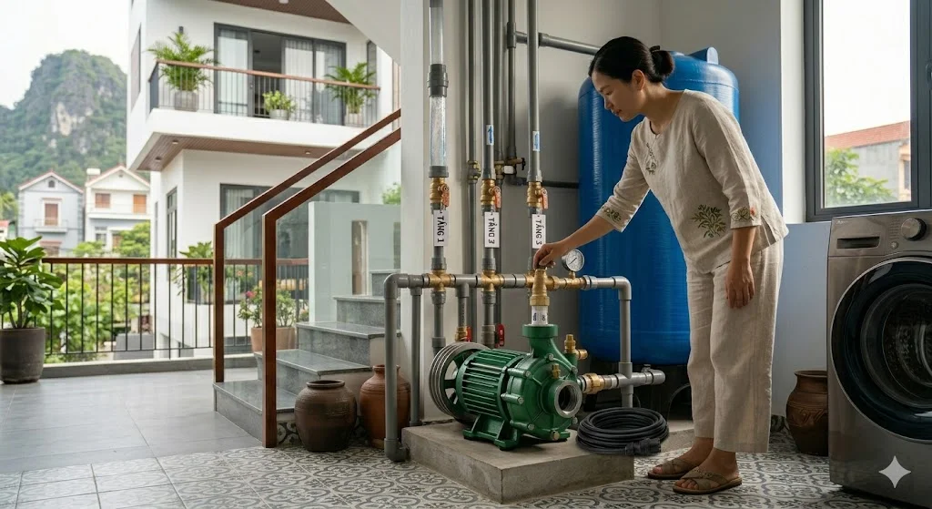 Lắp đặt và vận hành máy bơm