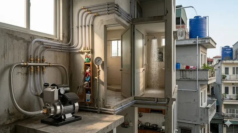 Lưu ý khi sử dụng máy bơm