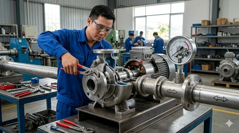 Ảnh kỹ thuật viên lắp đặt