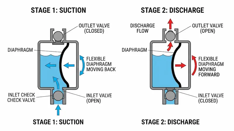 Thông số kỹ thuật bơm màng