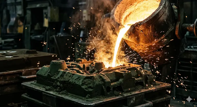 Cận cảnh đúc inox