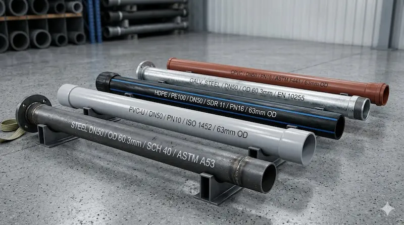 Hình ảnh minh họa ống 2 inch