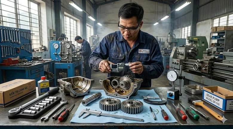 Ảnh quy trình sửa chữa thực tế