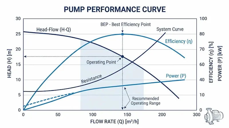 Các thông số dòng bơm Grundfos