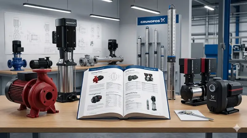 Hệ thống catalogue bơm Grundfos