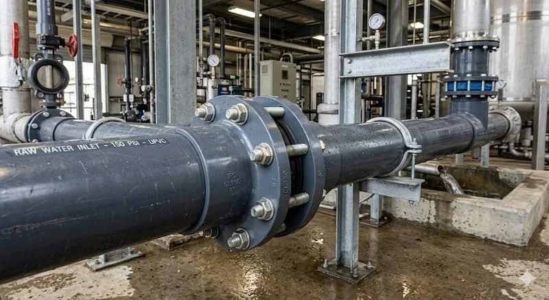 Lắp đặt mặt bích PVC