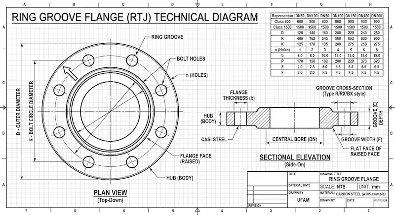 Thông số flange