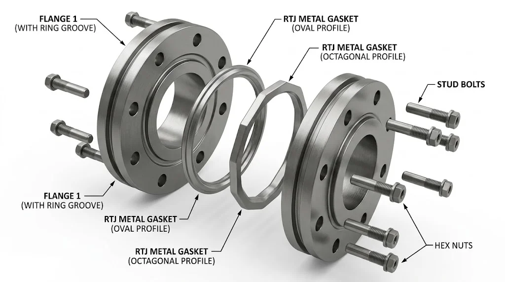 Lựa chọn RTJ flange