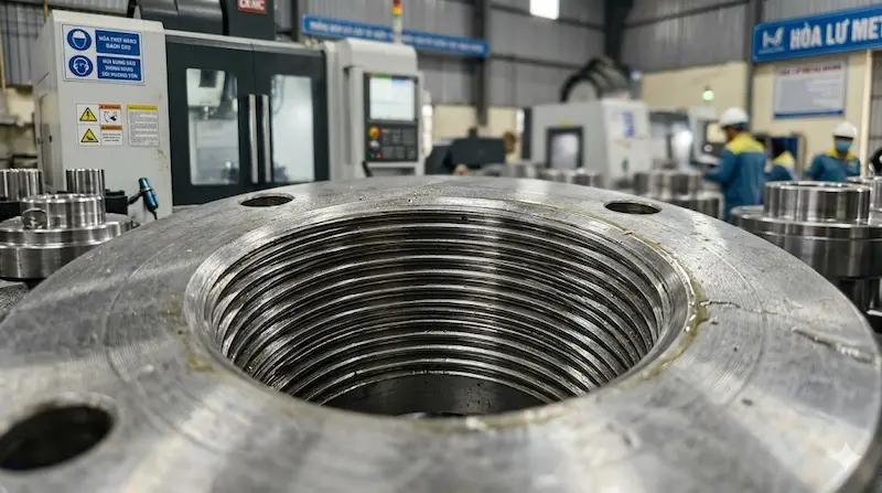 Vật lệu tiêu chuẩn mặt bích ren