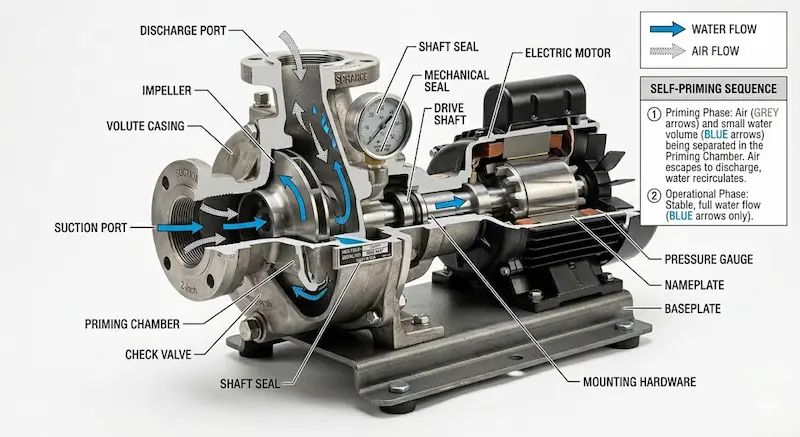 Thông số kỹ thuật quan trọng của máy bơm