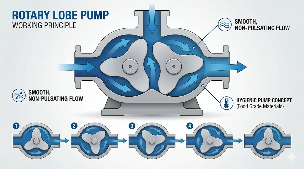 nguyên lý hoạt động của bơm