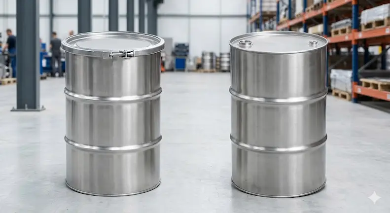 Hình ảnh thùng inox