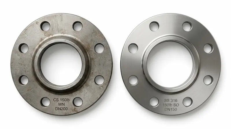 Hình ảnh giới thiệu về thông số steel flanges