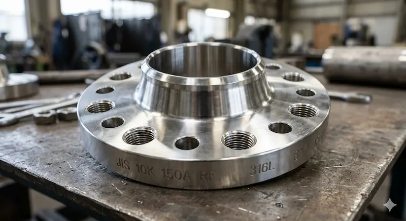 Hình cụ thể mặt bích 10k