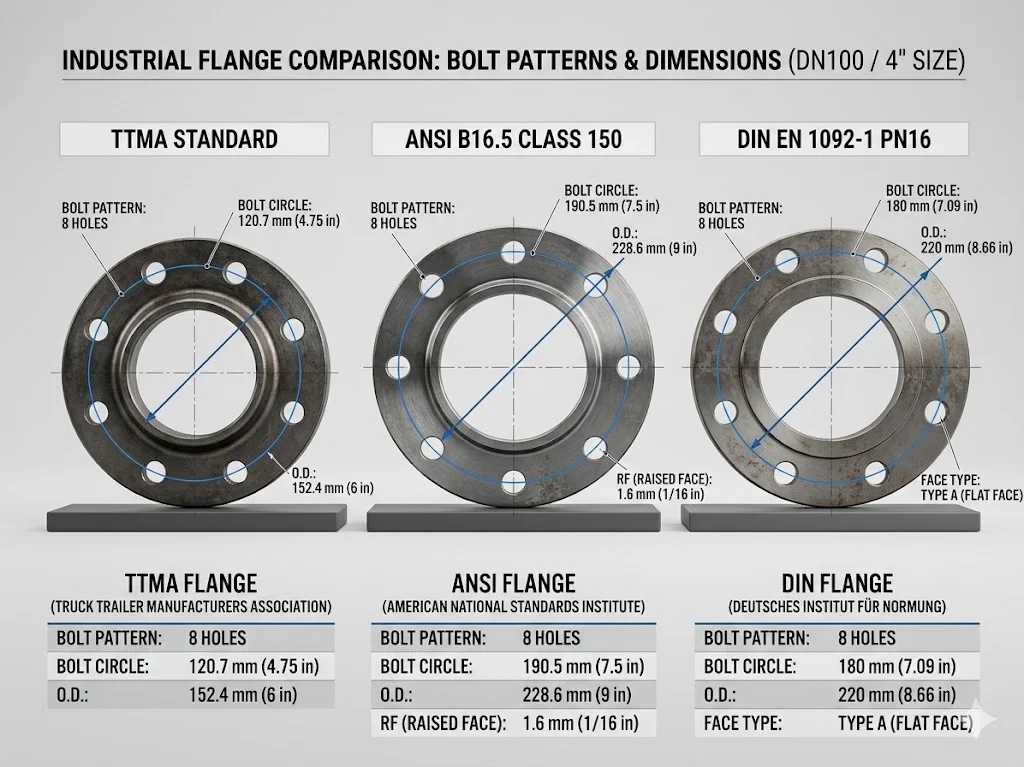 Lựa chọn mặt bích đúng