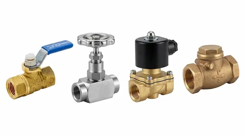 Các loại van phổ biến trên thị trường