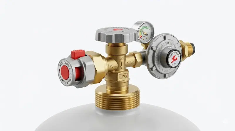 Hiểu rõ cấu tạo của van bình gas