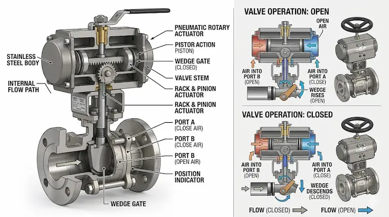 Thông số kỹ thuật của van khí nén
