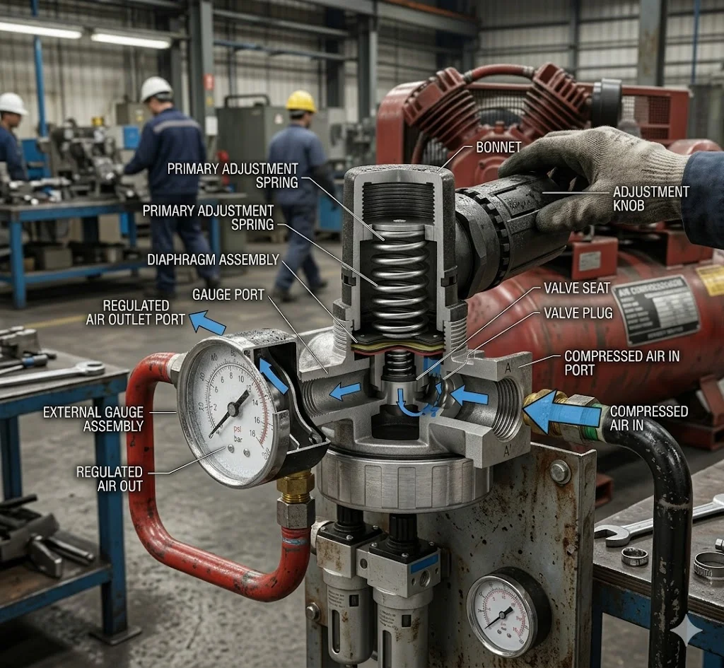 Lưu ý vận hành van giảm áp