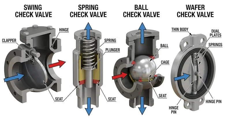 Ảnh so sánh các loại van