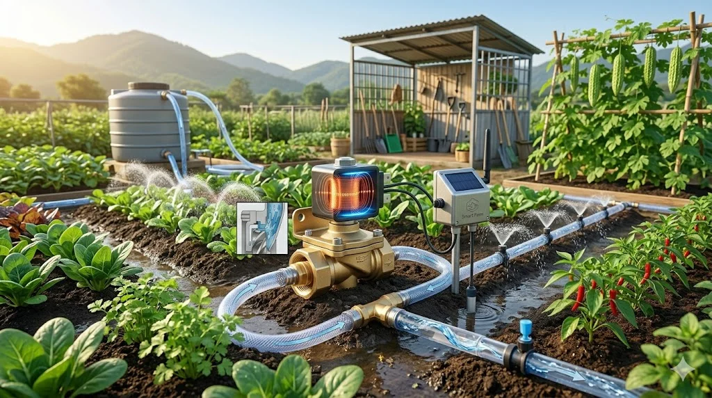 Ứng dụng thực tế van điện từ