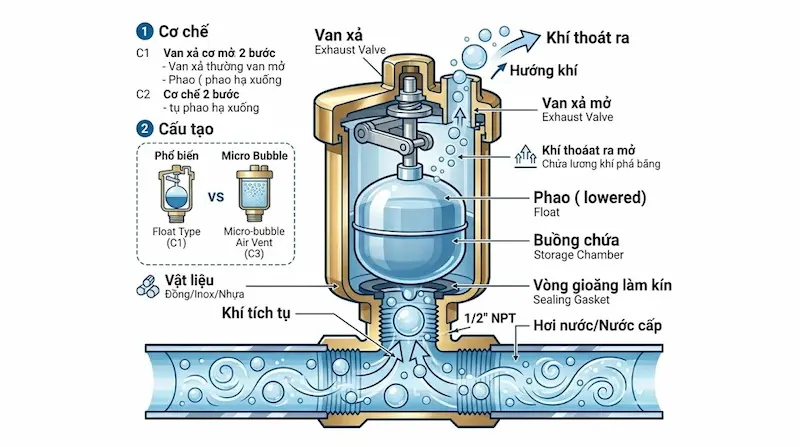 Thông số kỹ thuật quan trọng của van