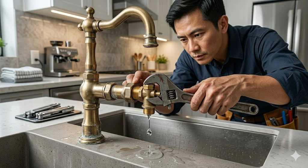 Sửa chữa và bảo dưỡng vòi nước bằng đồng định kỳ