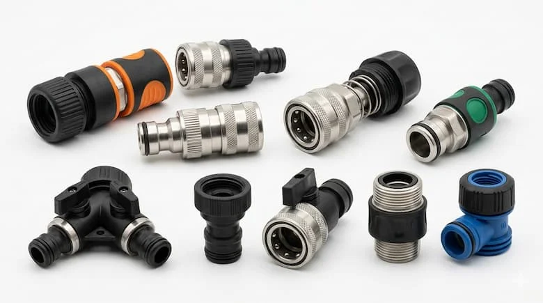 Ảnh sản phẩm chất lượng cao về phụ kiện nối nhanh ống nước 