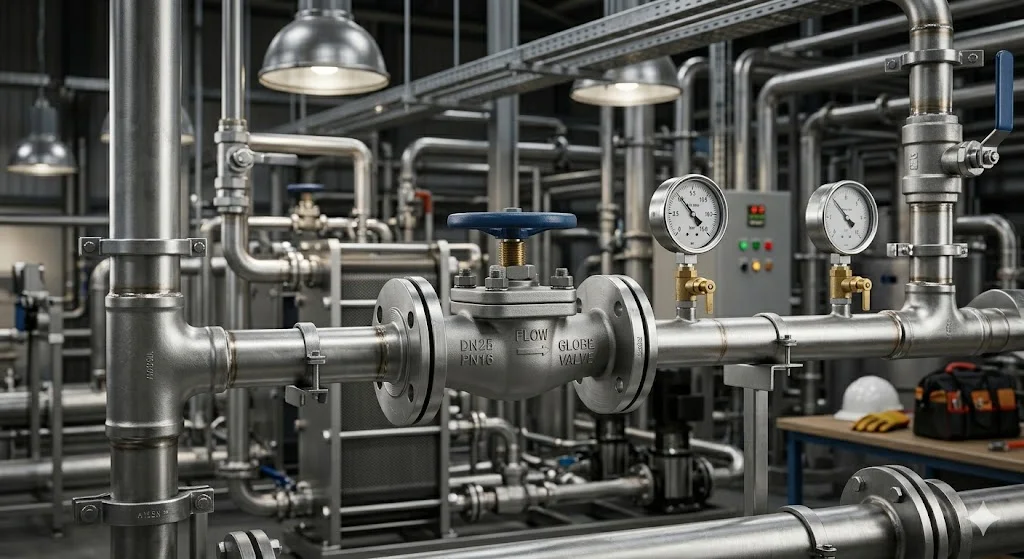 Hướng dẫn lắp đặt globe valve