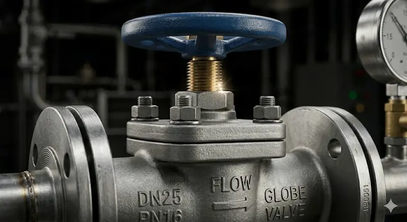 Cấu tạo globe valve bằng inox phổ biến