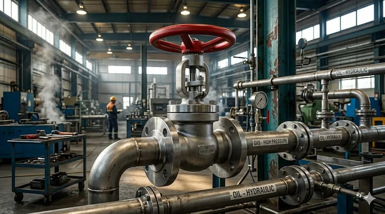 Van khóa áp suất cao được lắp đặt trên hệ thống đường ống thủy lực công nghiệp, van áp suất bằng thép không gỉ được lắp đặt trên đường ống dẫn khí và dầu áp suất cao