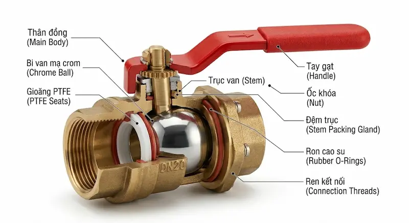 Thông số kỹ thuật quan trọng của khóa đồng
