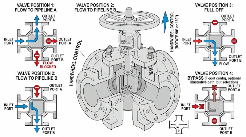 Thông số kỹ thuật van chọn hướng