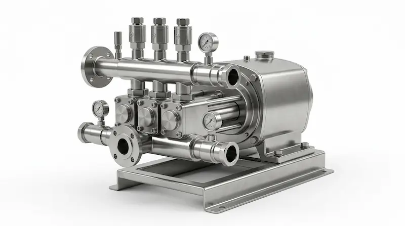 Giới thiệu chi tiết cấu tạo bơm piston thép không gỉ