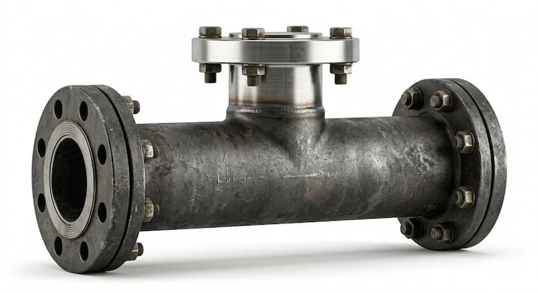Phụ kiện nối ống chữ T siêu thực tế làm bằng thép không gỉ và thép carbon, phụ kiện nối ống hình chữ T công nghiệp cho hệ thống hơi nước