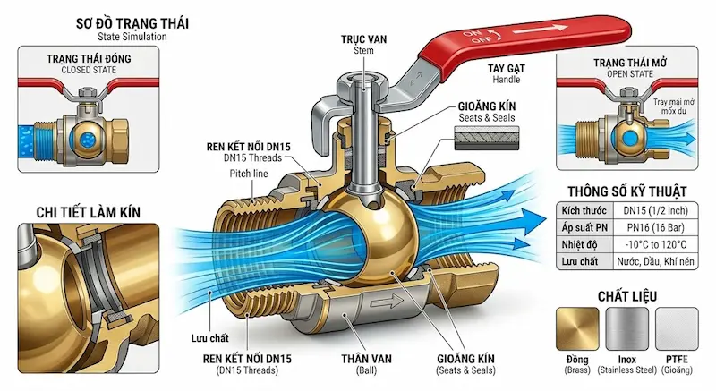 Thông số kỹ thuật quan trọng của van