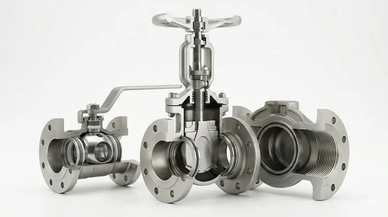 Chi tiết cấu tạo các bộ phận của van