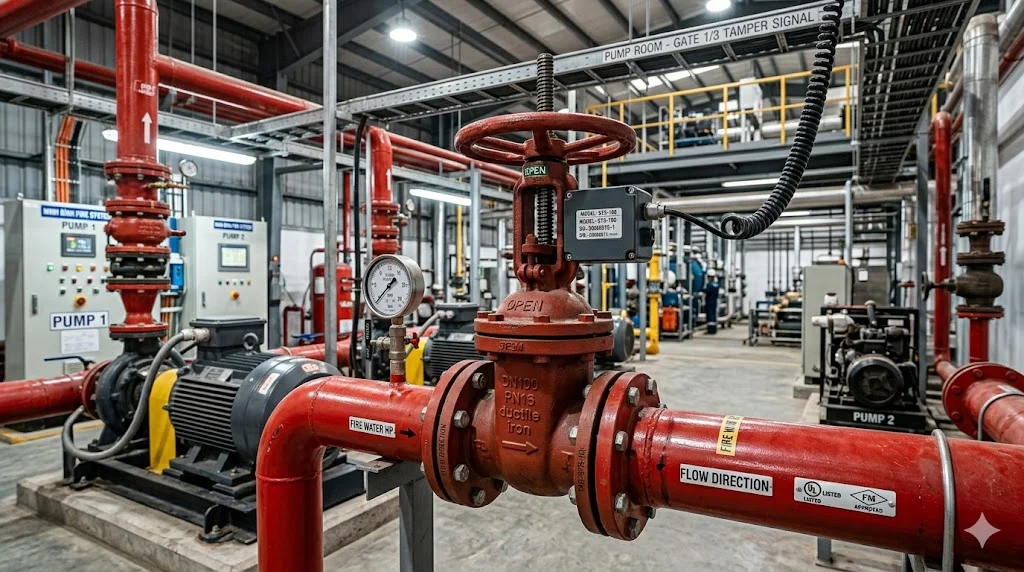 Hướng Dẫn Chọn Van Cổng Kèm Công Tắc Giám Sát