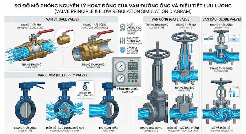 Thông số kỹ thuật quan trọng của van