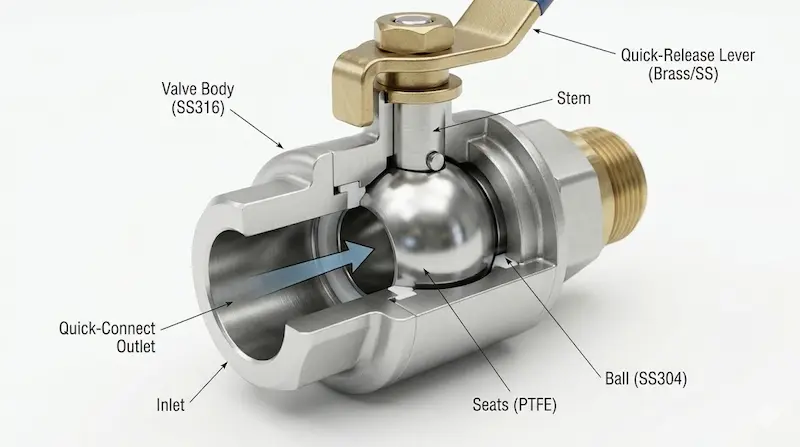 Thông số kỹ thuật của van lấy nước