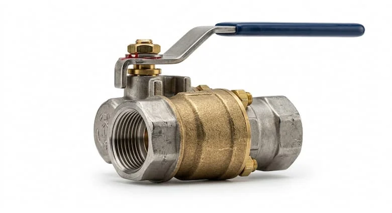 Van ren D25 siêu thực tế được làm bằng thép không gỉ và đồng thau, van bi ren công nghiệp với kết nối ren trong