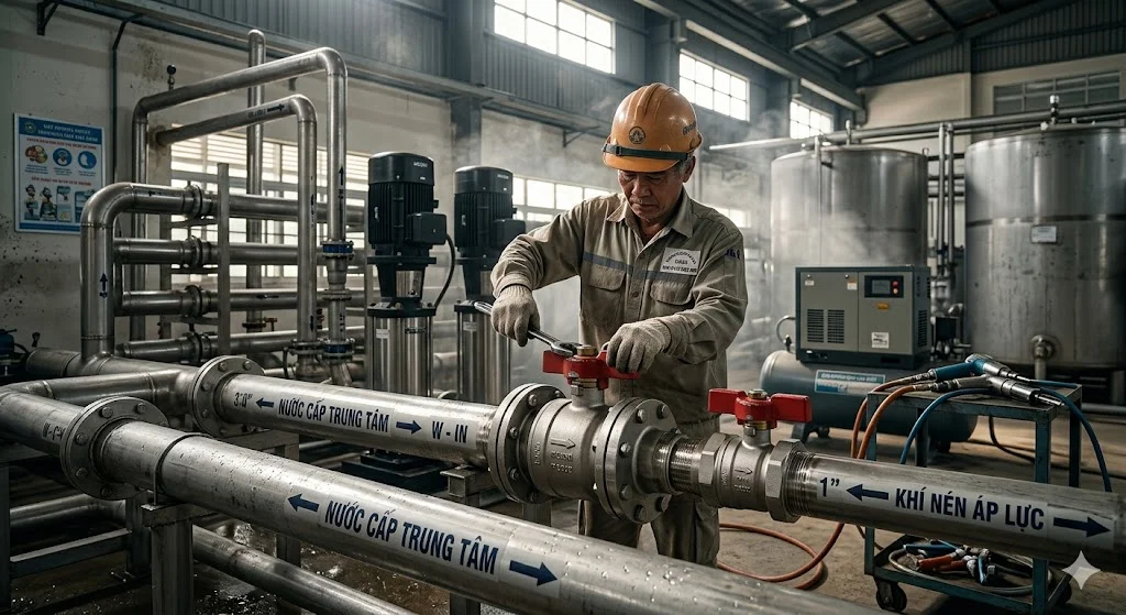 Hướng dẫn lắp đặt van ren đúng kỹ thuật