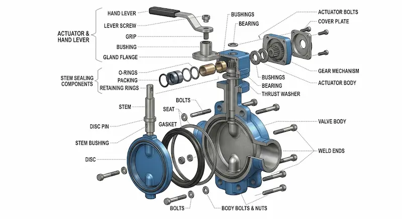Các thông số kỹ thuật của van