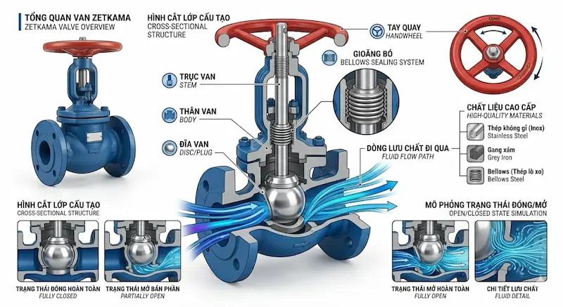 Thông số kỹ thuật quan trọng của van