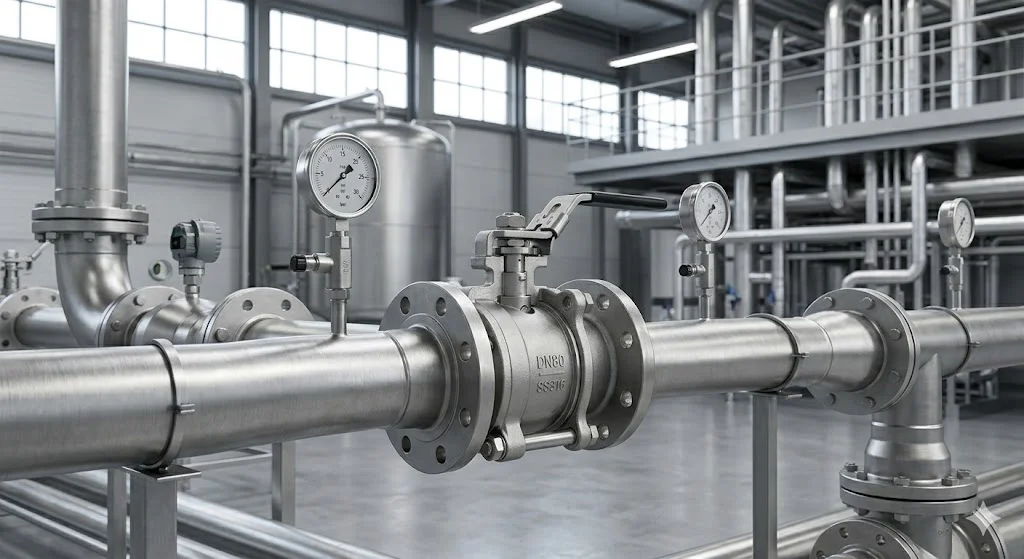 Hướng dẫn lắp đặt và vận hành van bi dn80