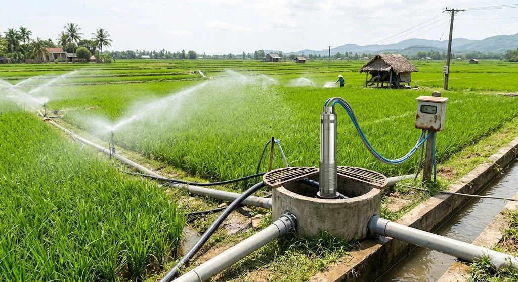 Ứng dụng thực tế lưu ý vận hành bơm hoả tiễn