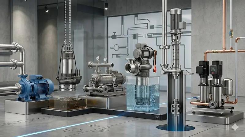 Giới thiệu chi tiết các loại máy bơm phổ biến