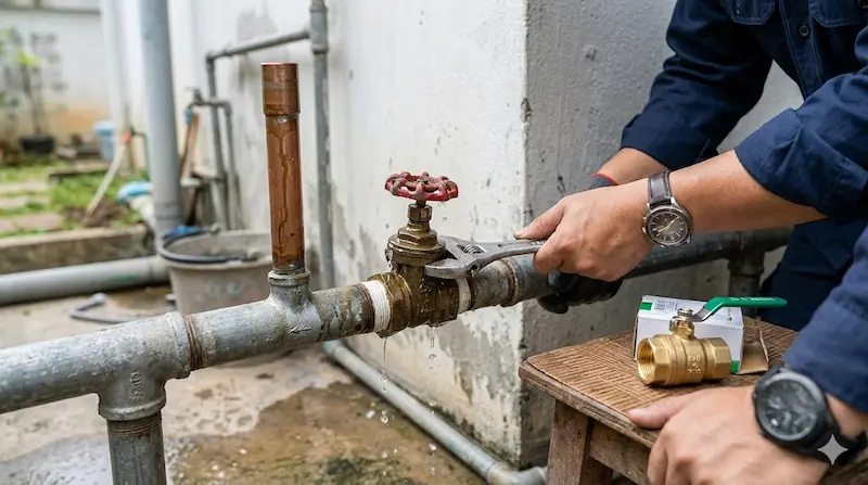 Hướng dẫn chi tiết cách thay van khóa nước từ chuyên gia