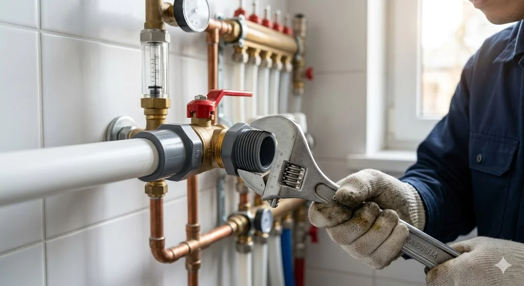 Cách lắp đầu nối ren ngoài đúng kỹ thuật
